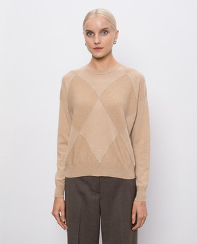 Peserico Beige wool, silk and cashmere jumper S99403F129283F