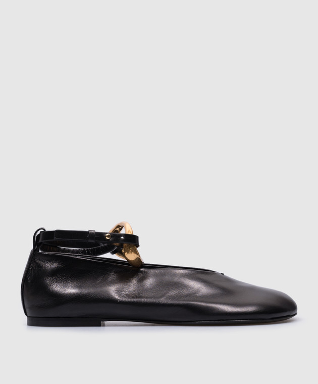 Jil Sander - Black leather ballet flats J15WZ0016P2958