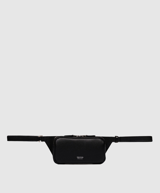 Tom Ford - Black leather belt bag with logo H0521LCL158S