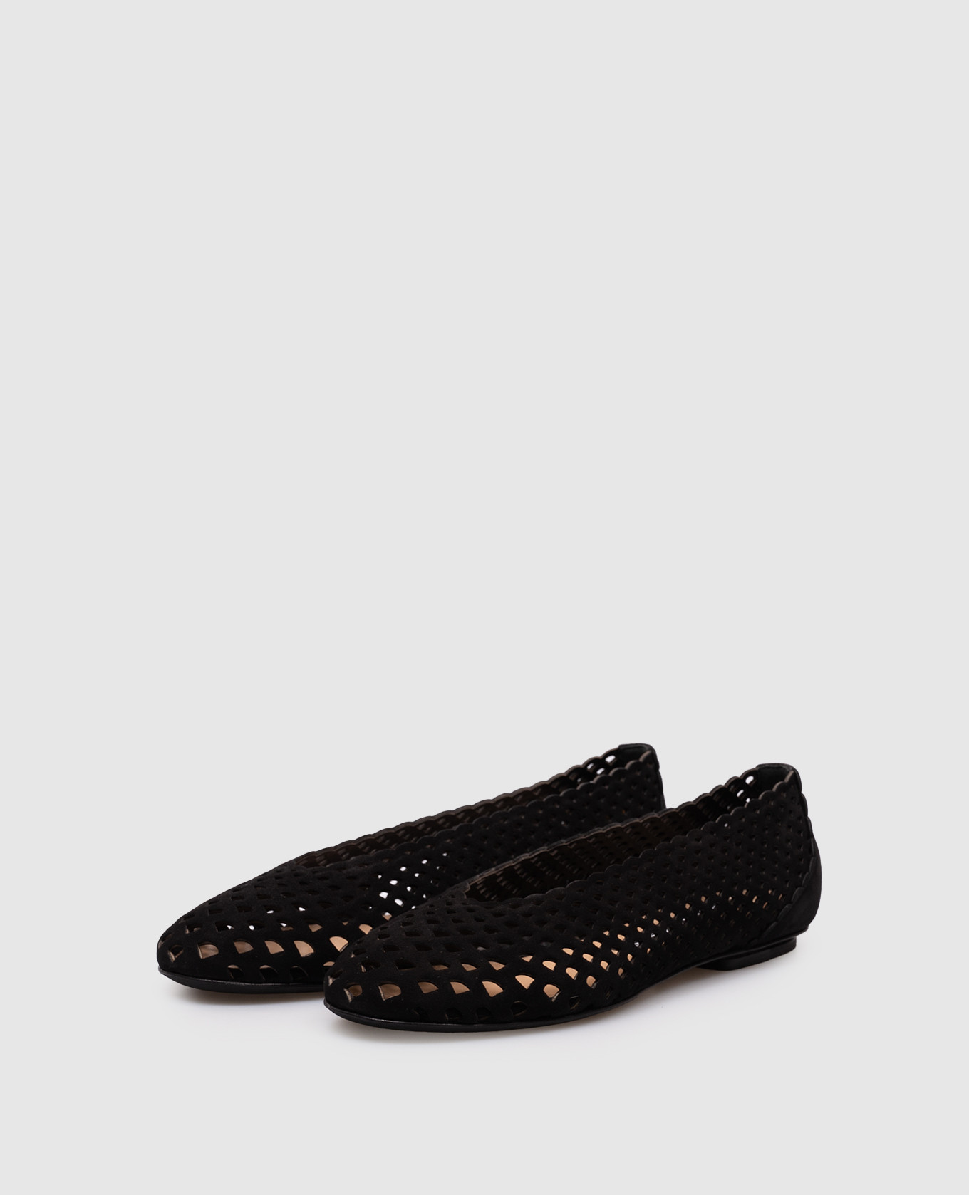 

Black suede Micro Mermaid ballet flats Sergio Rossi