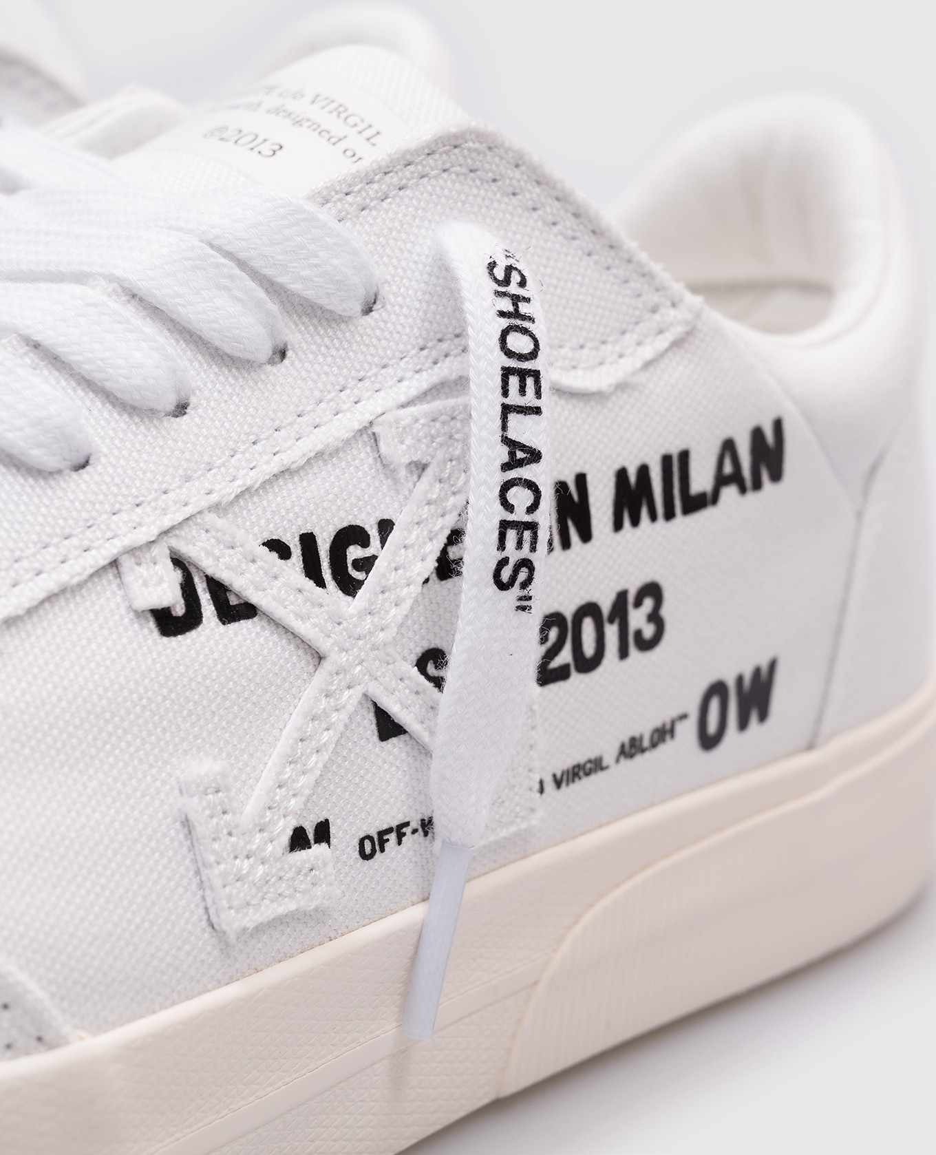 

White Low Vulcanized Animati Sneakers Off-White