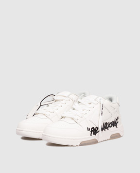 Off-White White Leather Sneakers Out Of Office For Walking M189C9L01A