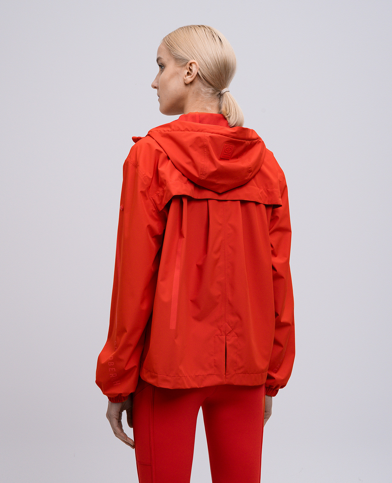 

Red sports jacket with logo print Goldbergh