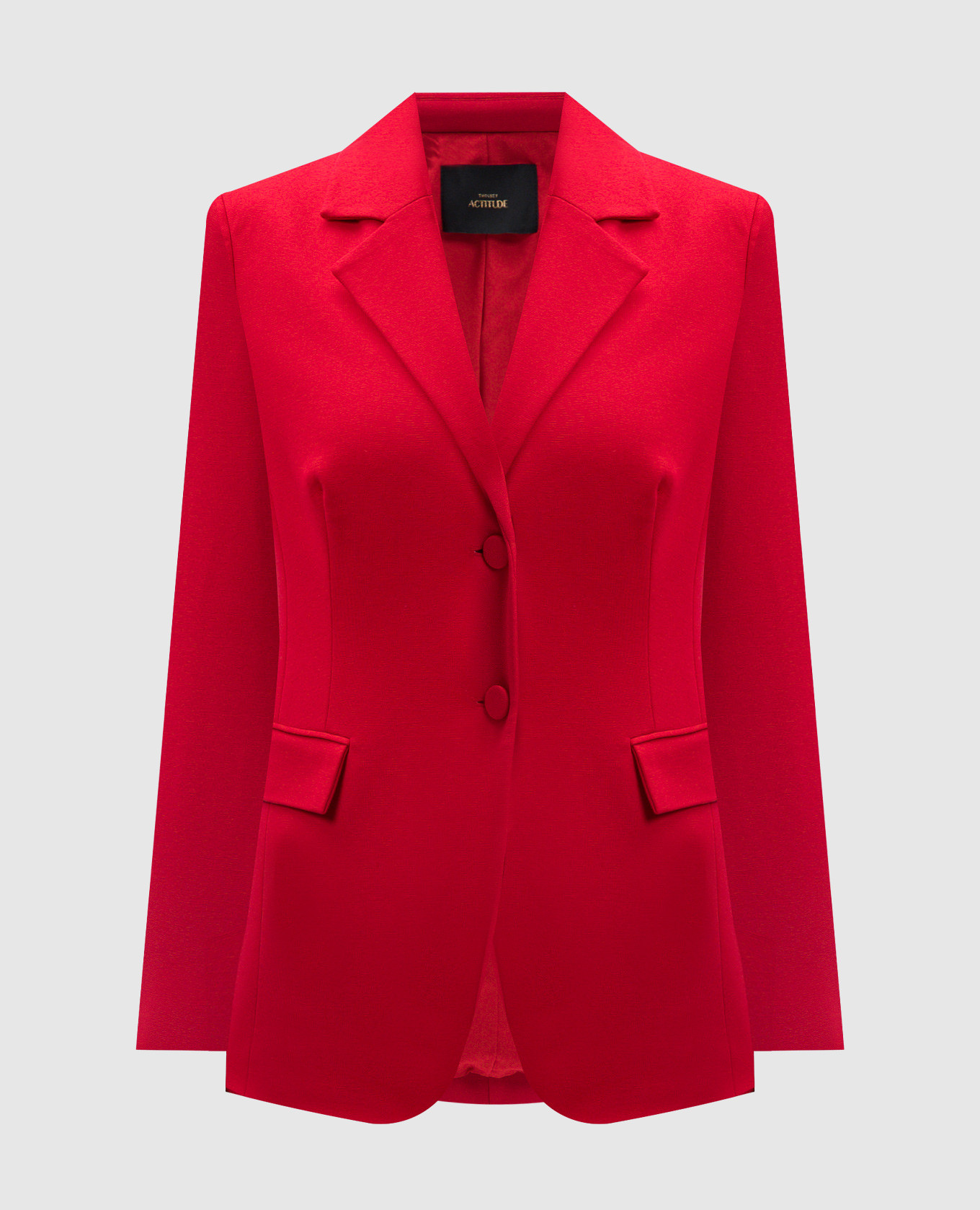 Red jacket with logo twinset actitude