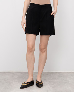 Lou Lou Studio SIMAI black linen shorts SIMAI