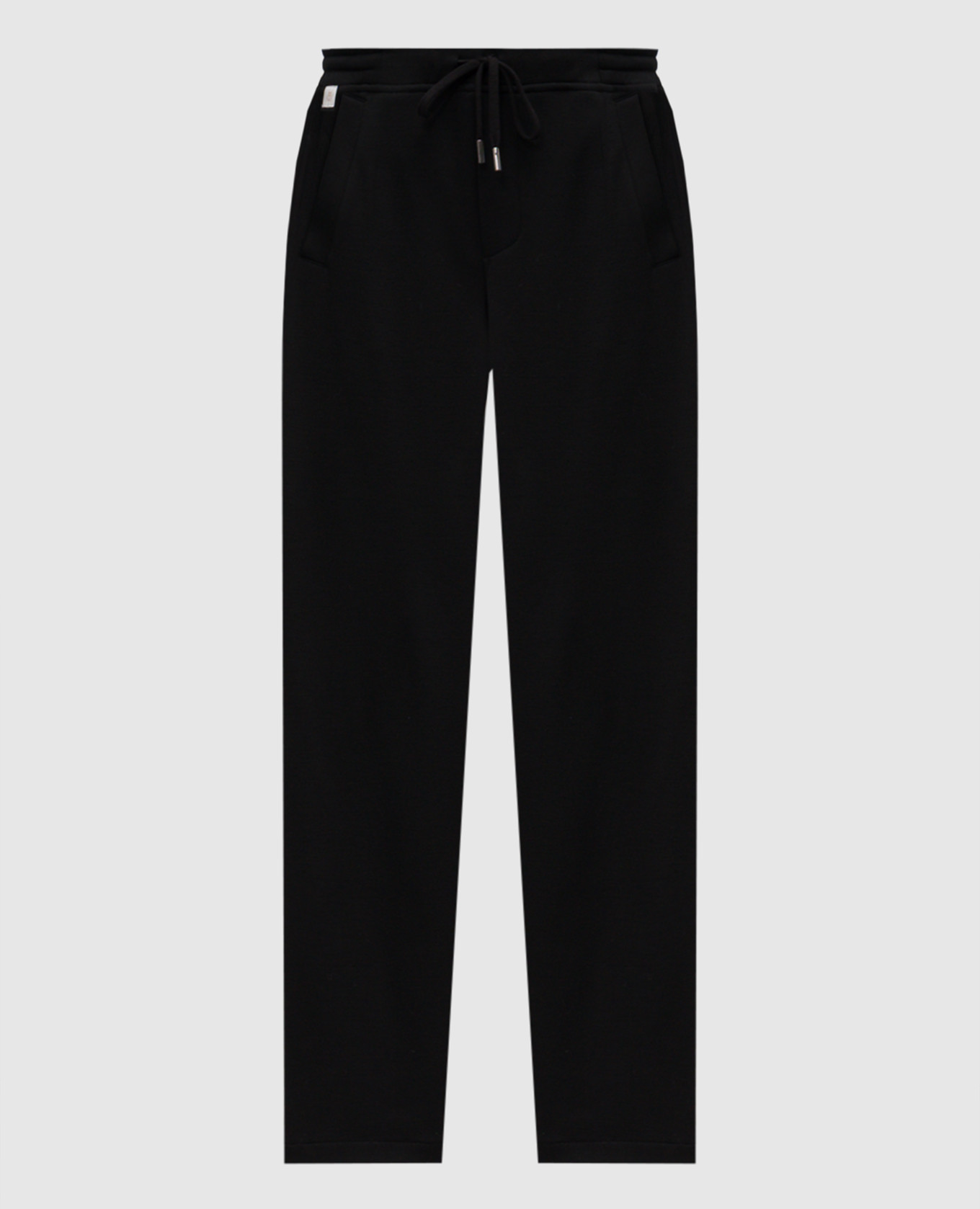 

Black wool sweatpants CAPOBIANCO