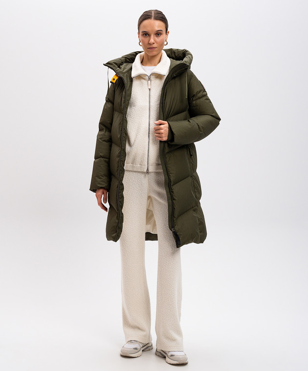 PARAJUMPERS｜DOWN JACKETS (RINDOU (24FW-PWPUHF33-710)) Parajumpers - Rindou green quilted down jacket 24WPWPUHF33