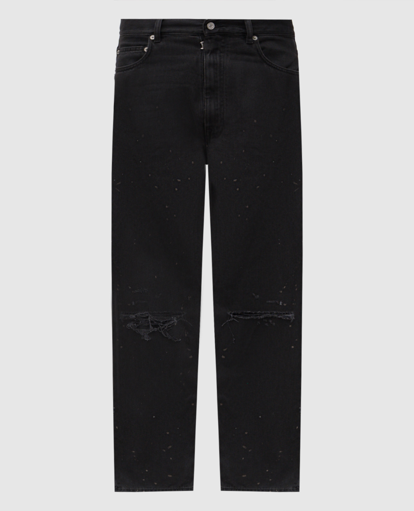 Black jeans with holes Maison Margiela MM6