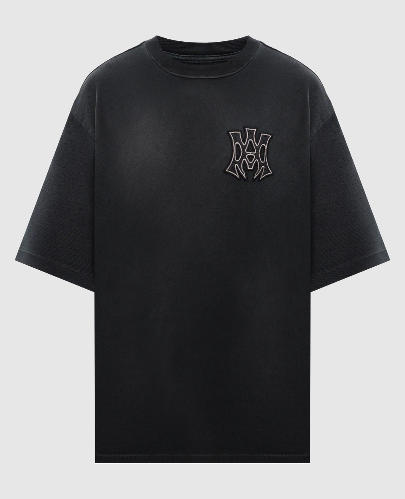 

Black T-shirt with logo patch AMIRI
