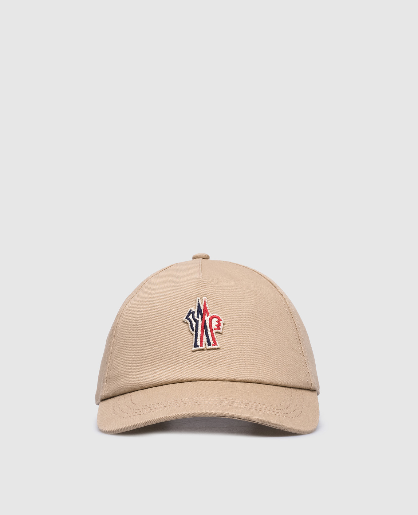 

Beige cap with logo patch Moncler Grenoble