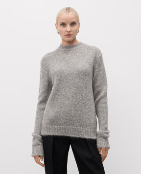 Jil Sander Gray alpaca wool sweater J53GP0012J14523