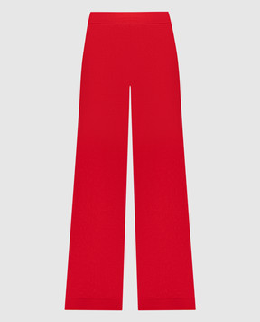 Allude Red pants made of wool 24264017