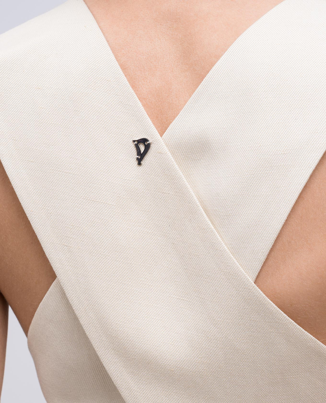 Beige linen vest Dondup 5