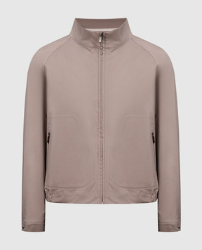 COLOMBO Gray straight-cut windbreaker GB00203A00921