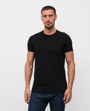 Dolce&Gabbana Black T-shirt with logo G8SX0ZG7PIY