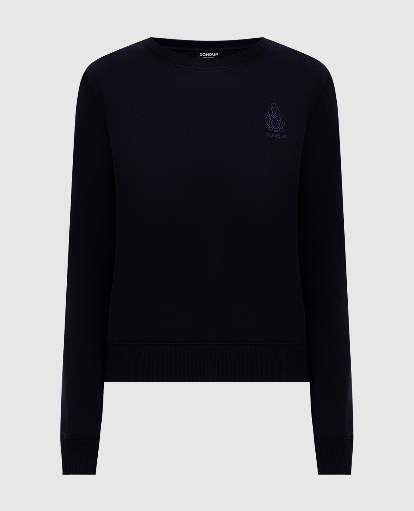 

Blue sweatshirt with logo embroidery Dondup