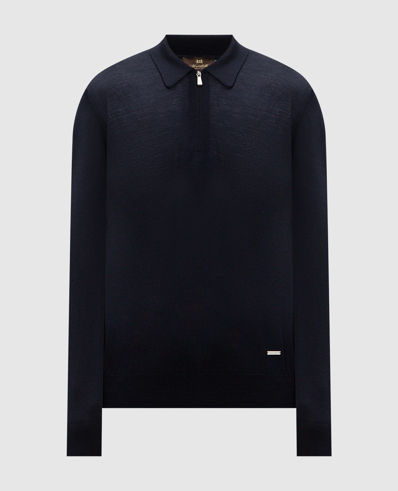 

Blue logo polo shirt Enrico Mandelli