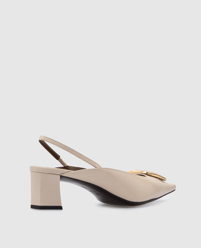Giuseppe Zanotti Brenda beige leather slingbacks E550006