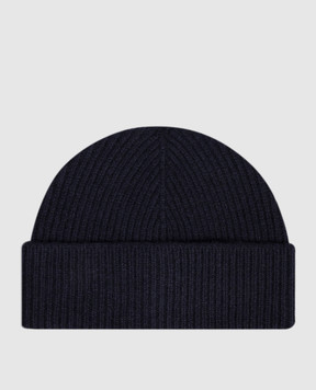 Cashmere&Whiskey Blue cashmere hat AU1891305341MI