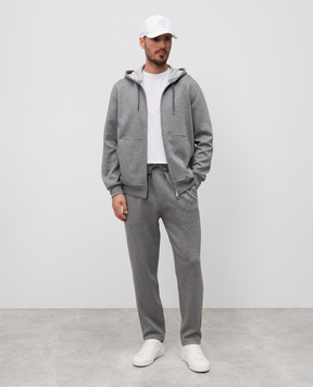 Brunello Cucinelli Grey melange sports jacket MM8319069G