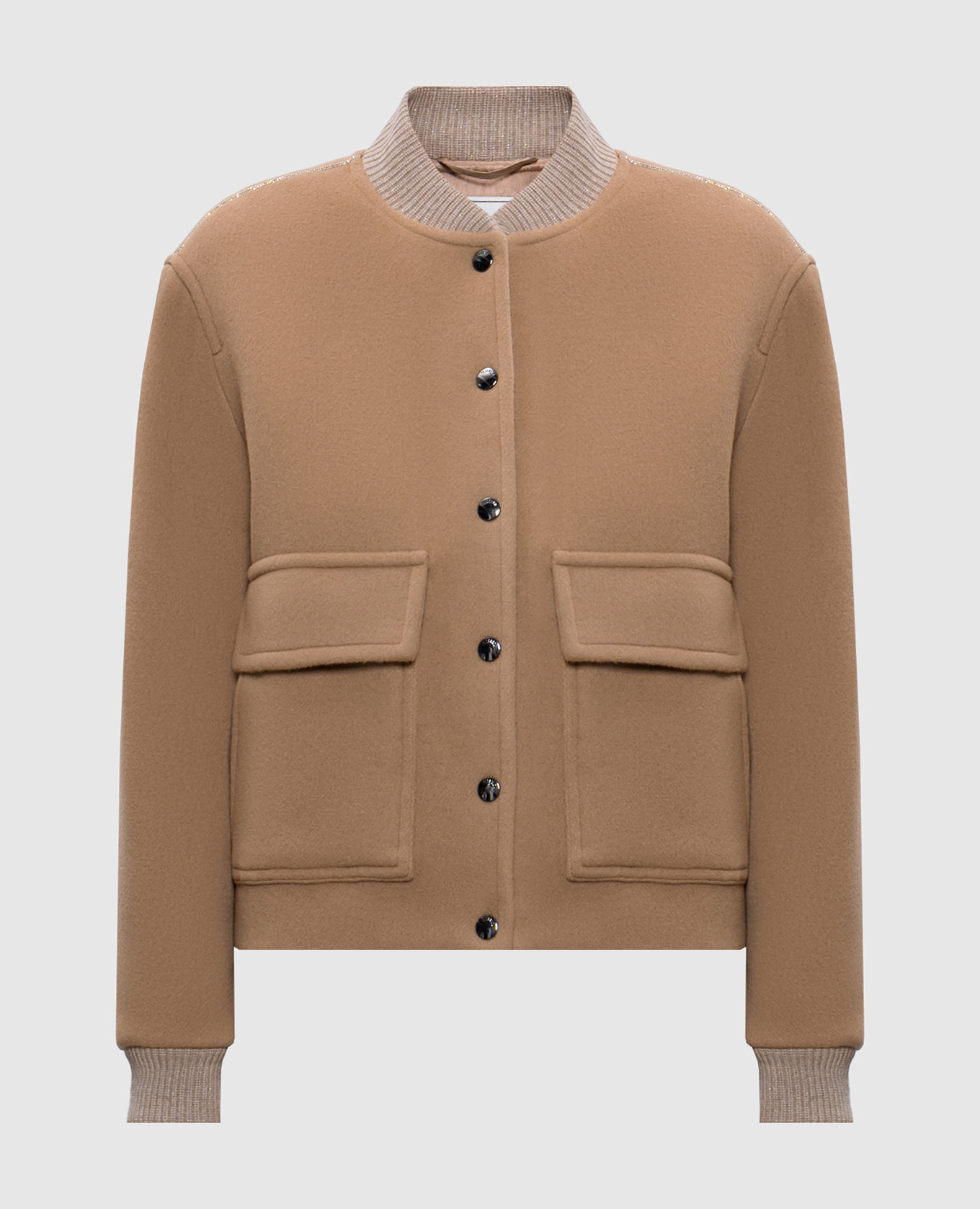 

Beige jacket with monil chain Peserico