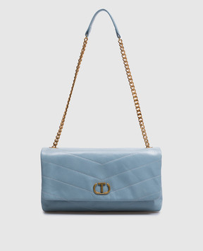 Twinset Madison blue leather bag 251TB7451