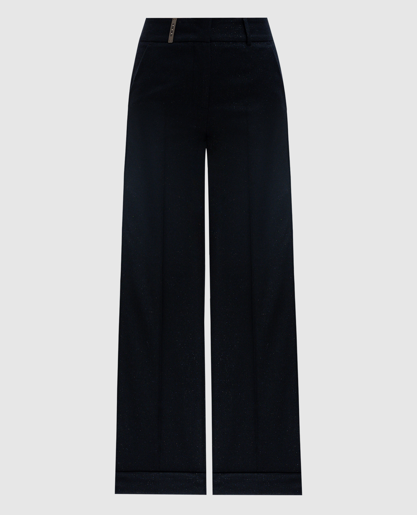 

Blue pants made of wool with lurex Peserico