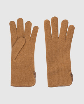 Babe Pay Pls Brown gloves with wool 11813