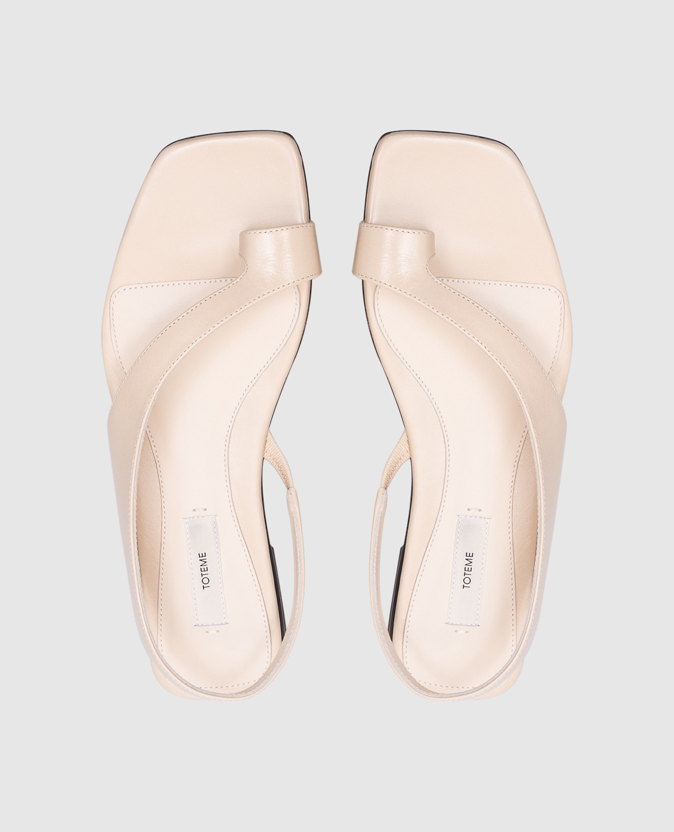 

Beige leather sandals Toteme