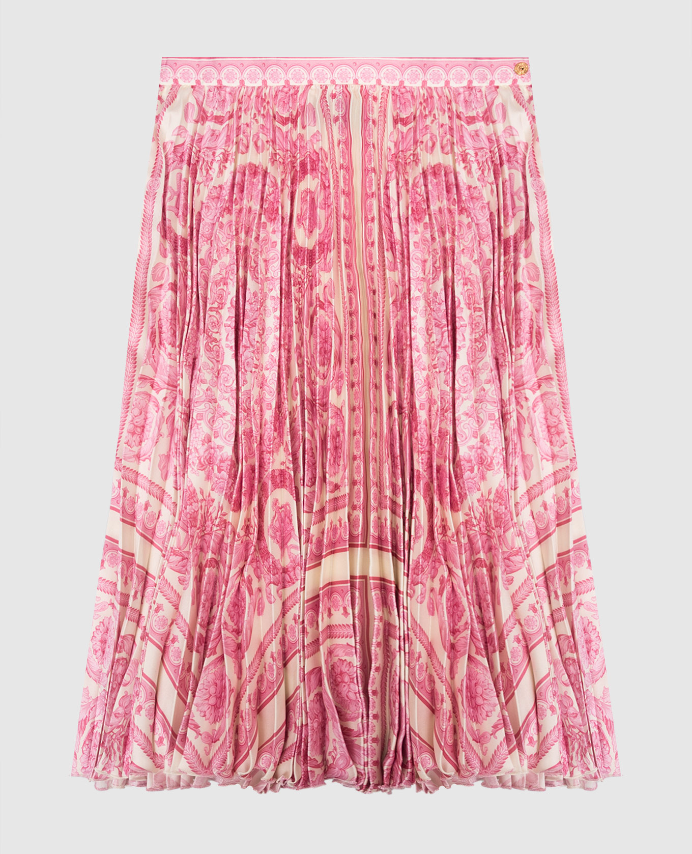 

Children's pink pleated skirt Barocco Foulard Versace