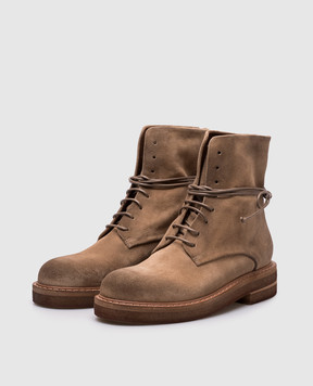 Marsell Beige suede Parrucca boots MW2952P024