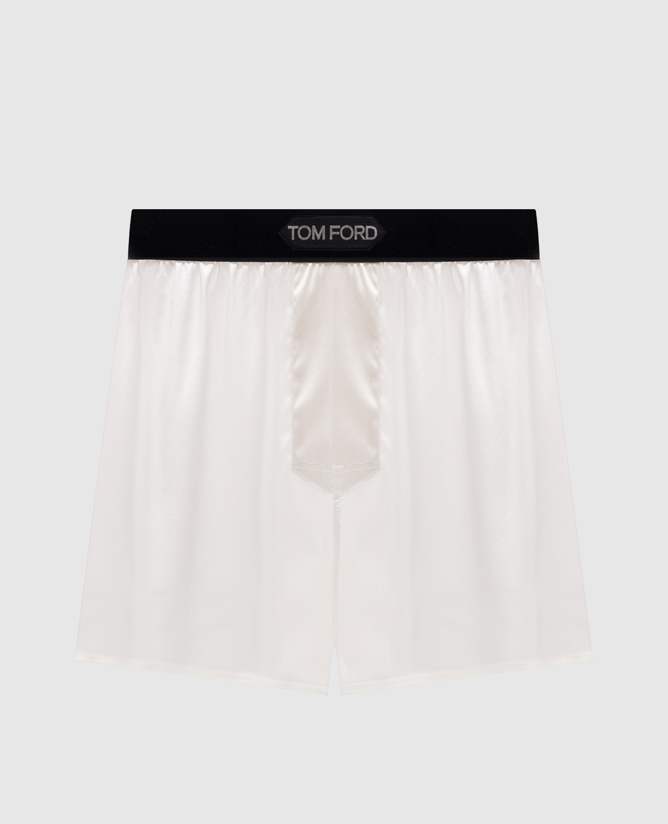 

Beige silk boxer briefs with logo Tom Ford