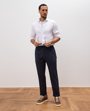 Peserico White linen shirt R5604202600