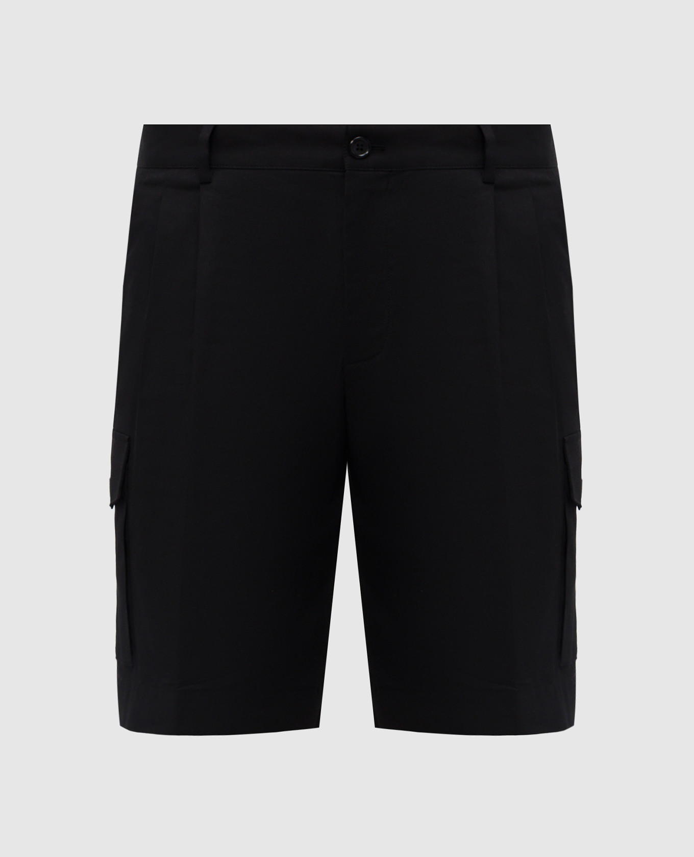 

Black cargo shorts with logo Dolce&Gabbana