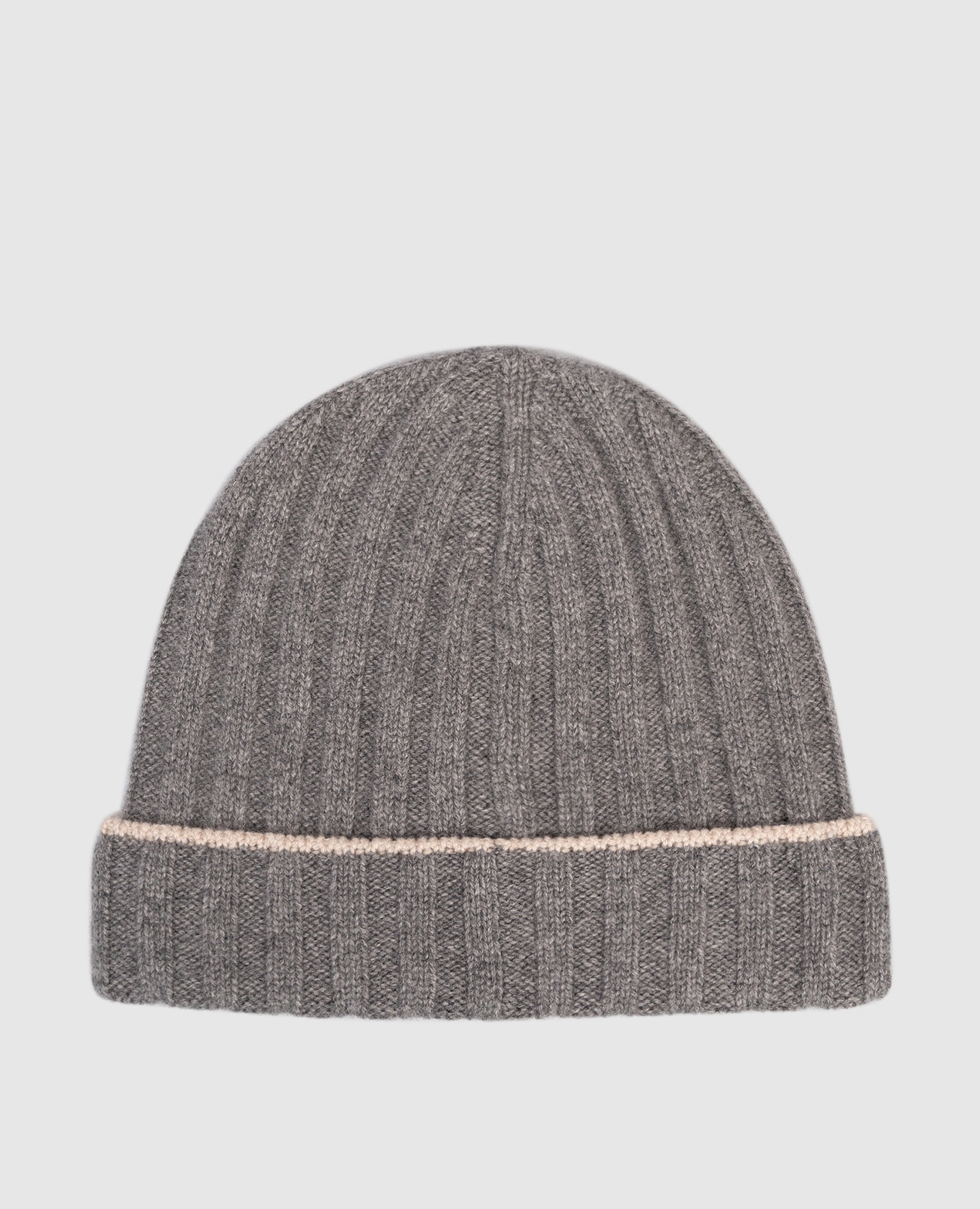

Gray cashmere hat Brunello Cucinelli, Grey