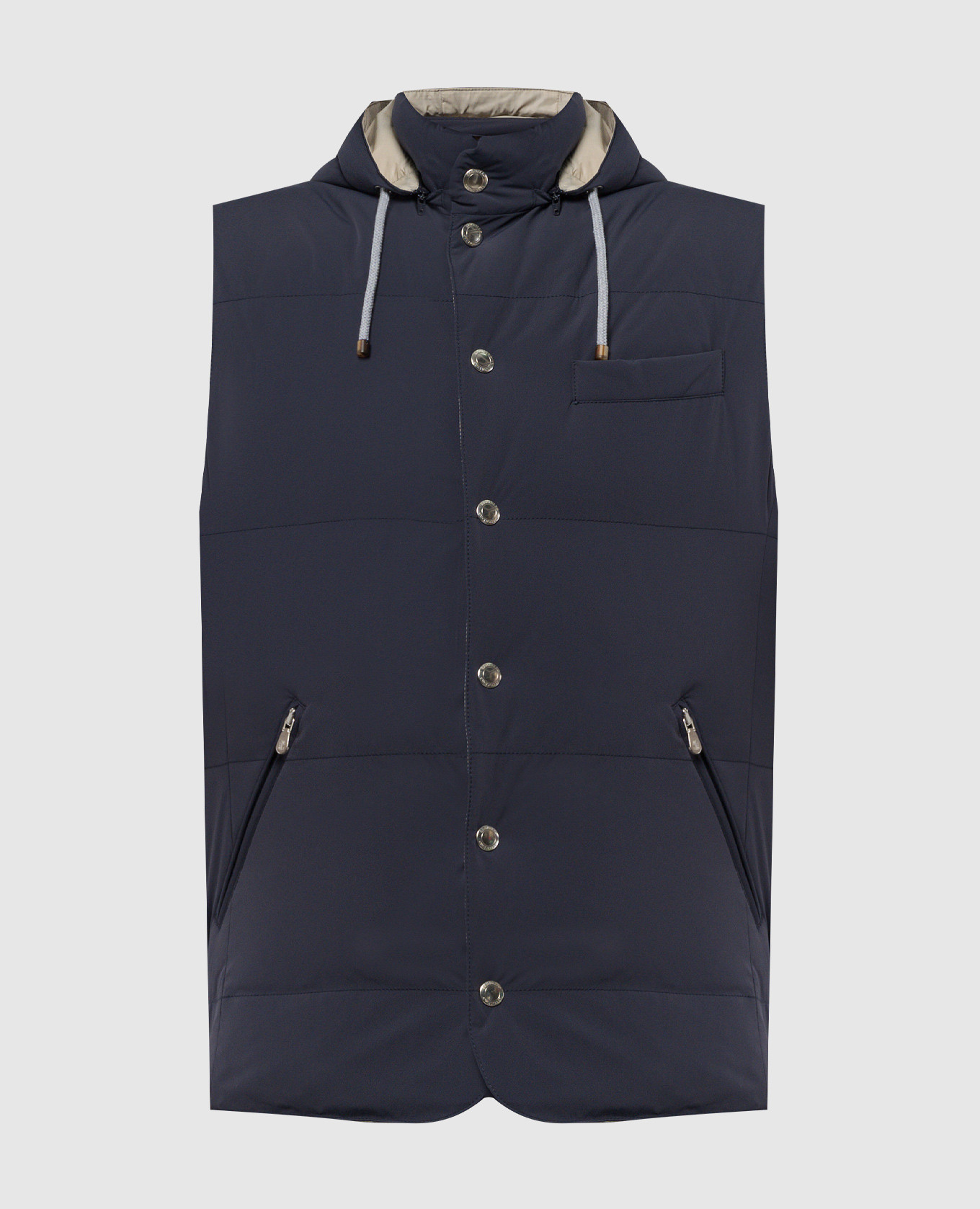 

Blue down vest Brunello Cucinelli