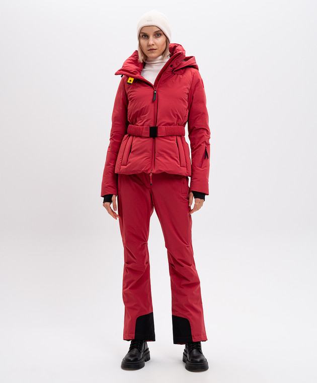 Parajumpers - Burgundy ski down jacket Abir 24WPWPUPC32