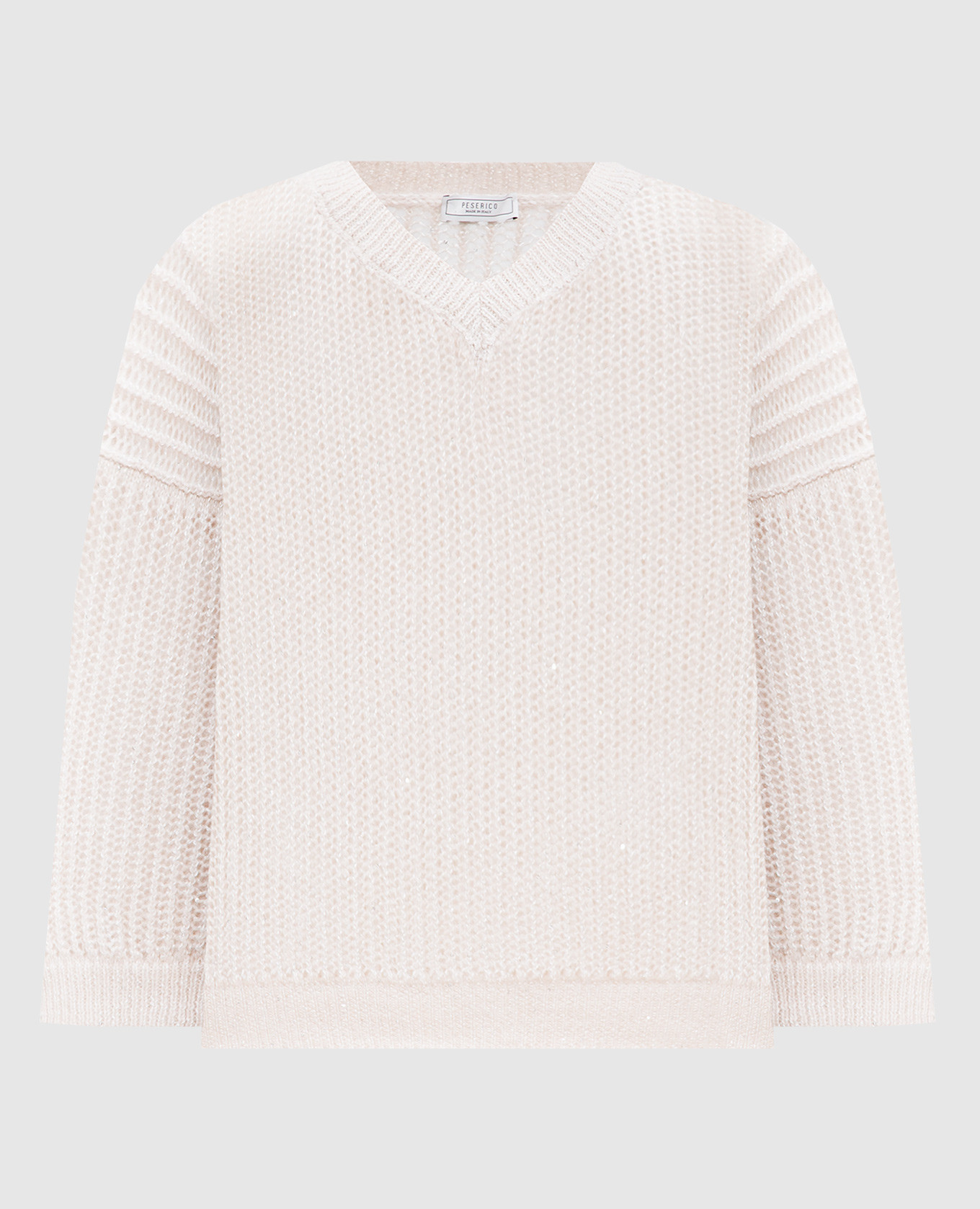 

Beige pullover with wool and sequins Peserico