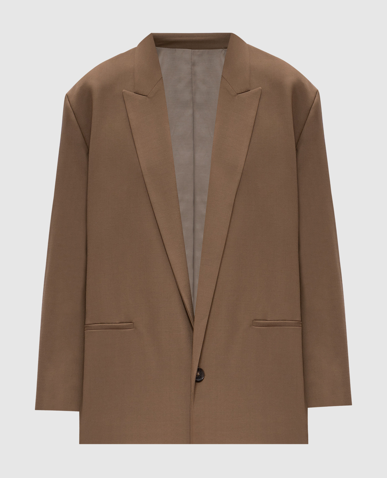 Philosophy di Lorenzo Serafini Brown jacket with wool