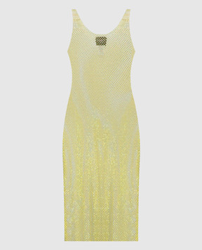 Santa Brands Yellow mini SYDNEY dress with crystals SYDNEYMINIDRESS