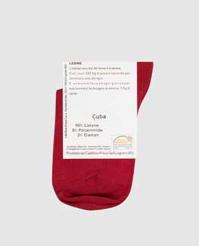 RiminiVeste Children's red socks Cuba CUBA