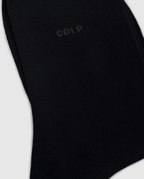 CDLP Blue socks with logo MSO006012001