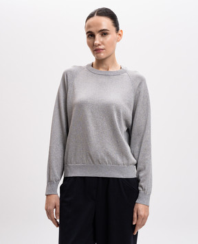 Peserico Gray jumper with lurex S99897F14G9173