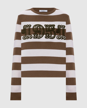 Max Mara VITERBO brown striped jumper VITERBO