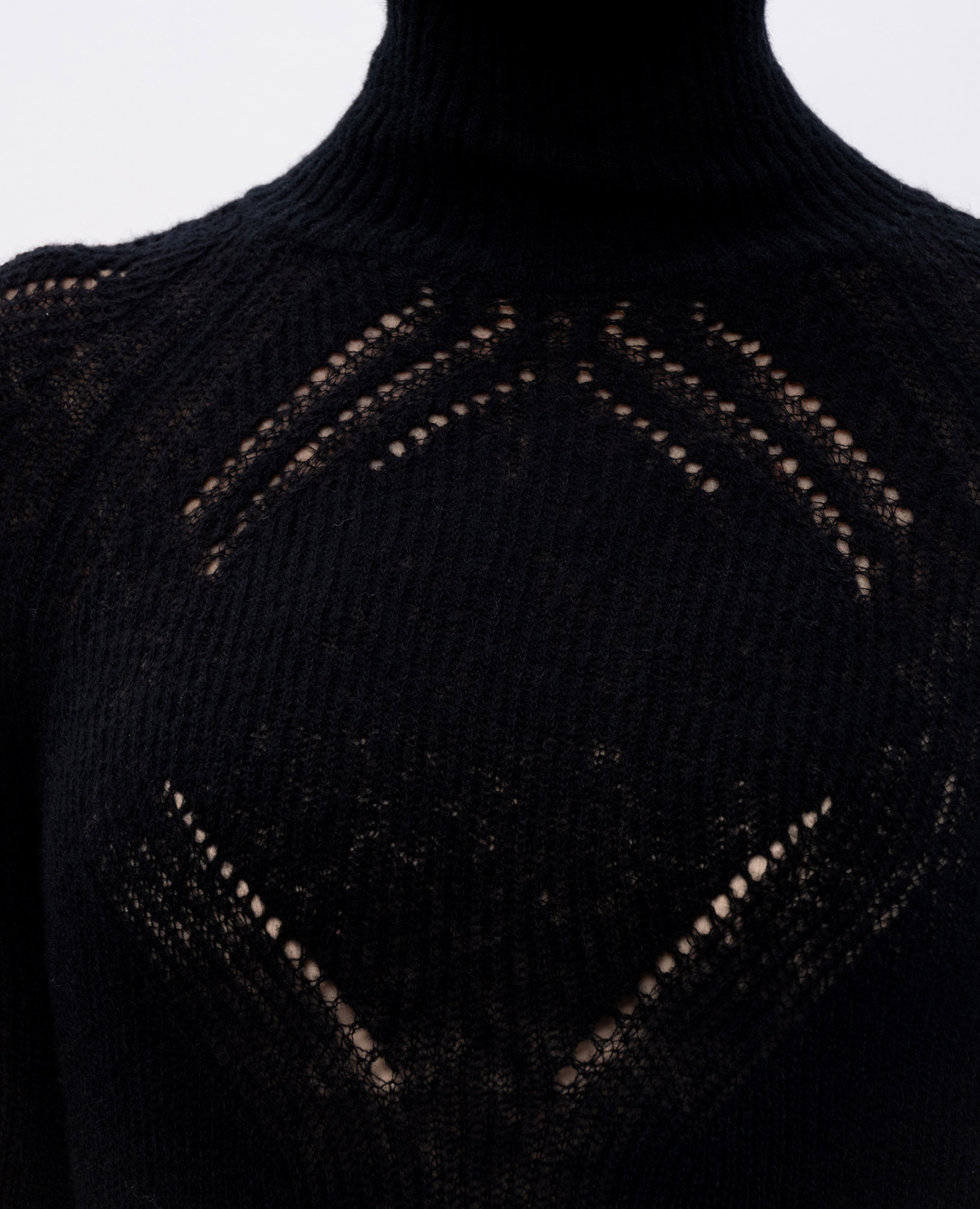 Black sweater with wool and cashmere Ermanno Scervino 5