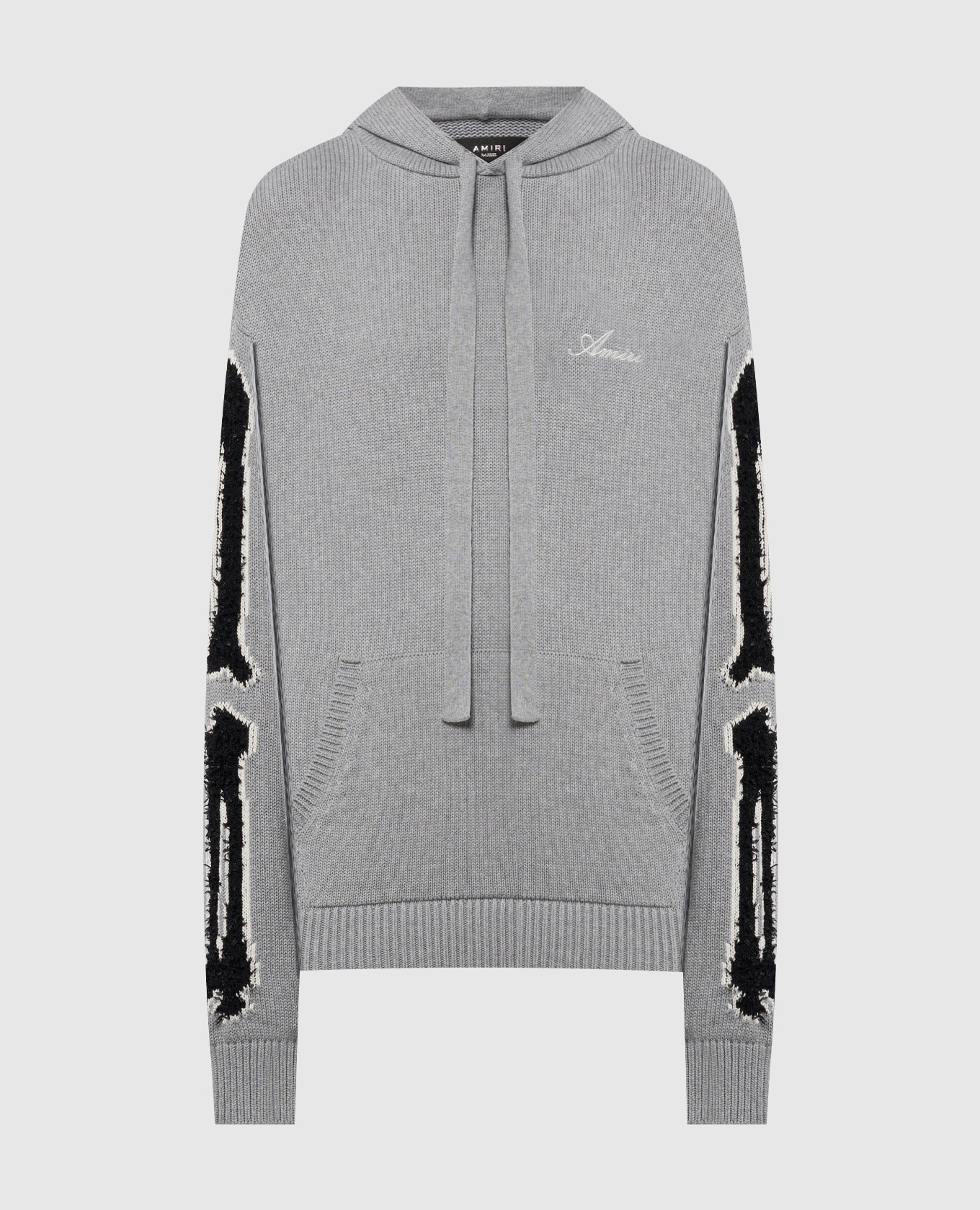 

Gray Bones Embroidered Hoodie AMIRI, Grey