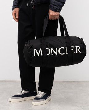 Moncler Black Duddle Gym bag with logo K209A5G00001M8321