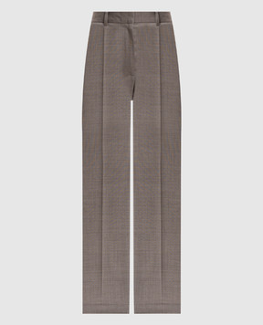 The Row Diane grey wool trousers 8390W2623