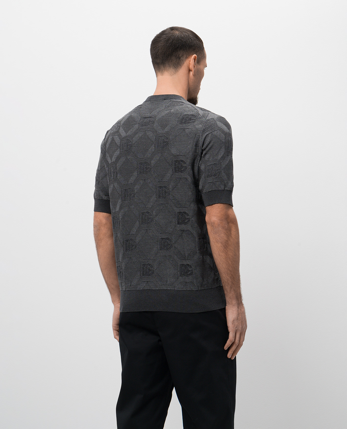 

Gray printed silk jumper Dolce&Gabbana, Grey