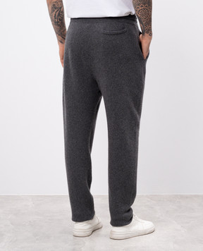 Cashmere&Whiskey Gray sweatpants made of cashmere MU864F1307341PF